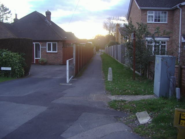Path to Riverdene in Knaphill, Woking